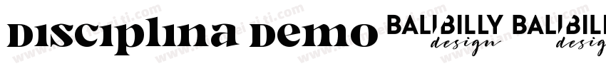 DISCIPLINA DEMO字体转换